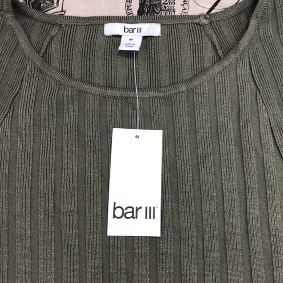 Bar III Zippered Studded Sweater - Picture 5 of 7